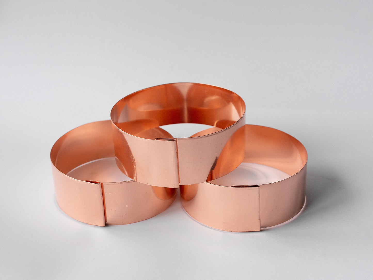 14cm Copper Slug Ring 3 Bundle