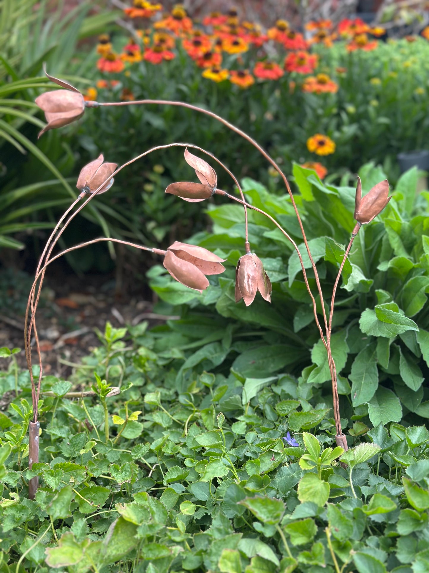 Copper Snow Drops - Pair of stems
