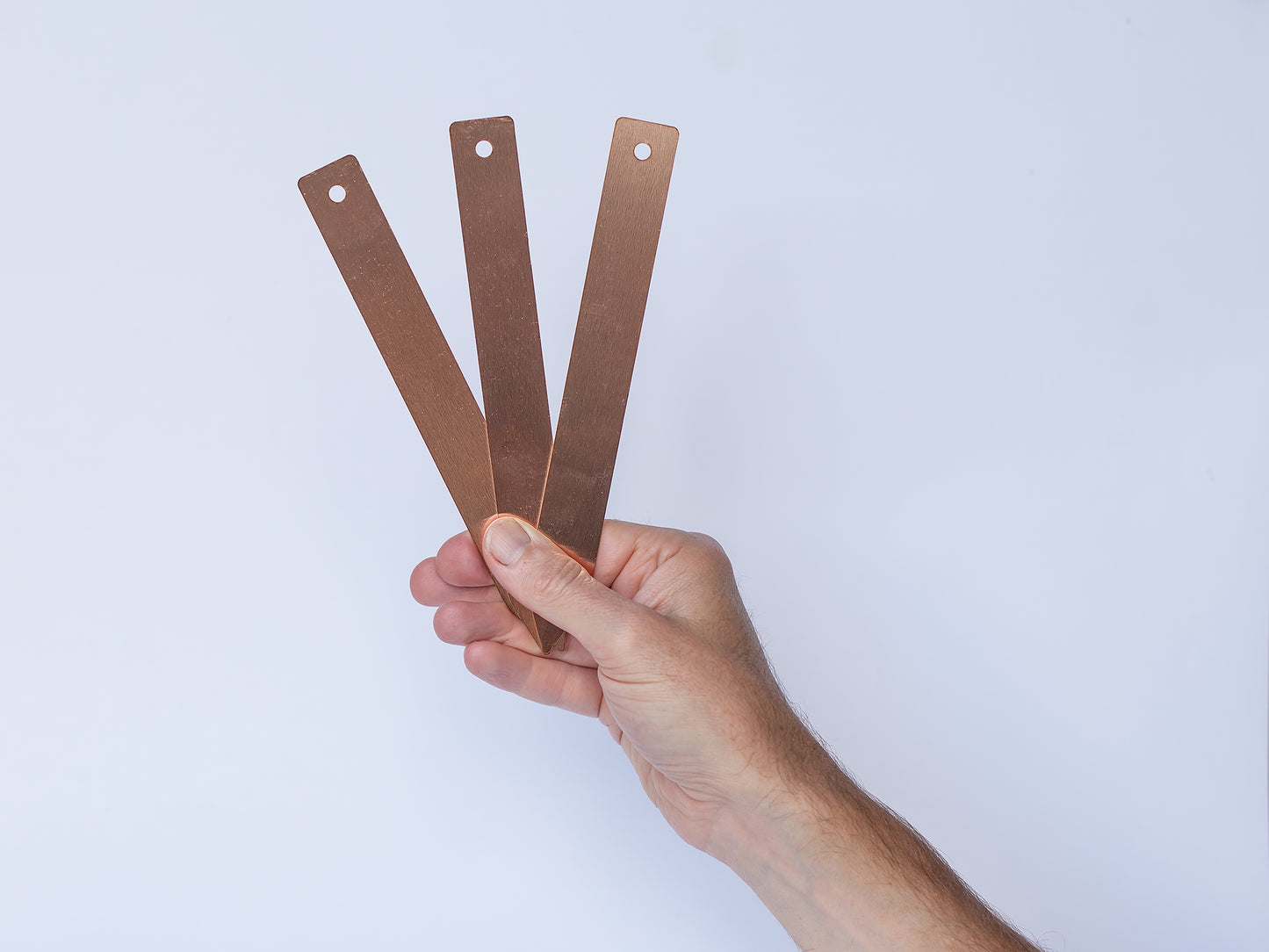 3 Copper Plant Labels with Pen
