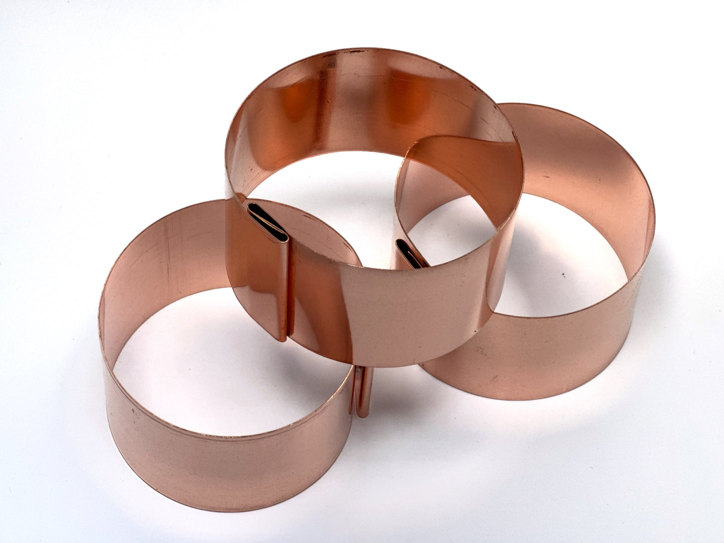 Heavy Duty Copper Plant Ring - 9cm