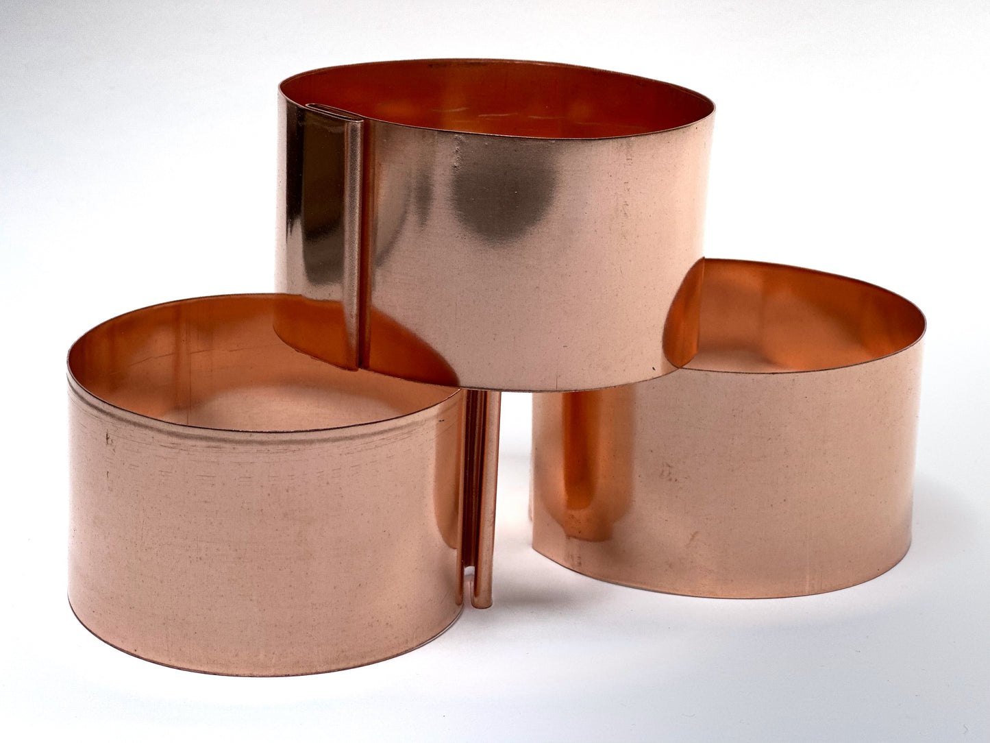 Heavy Duty Copper Plant Ring - 9cm