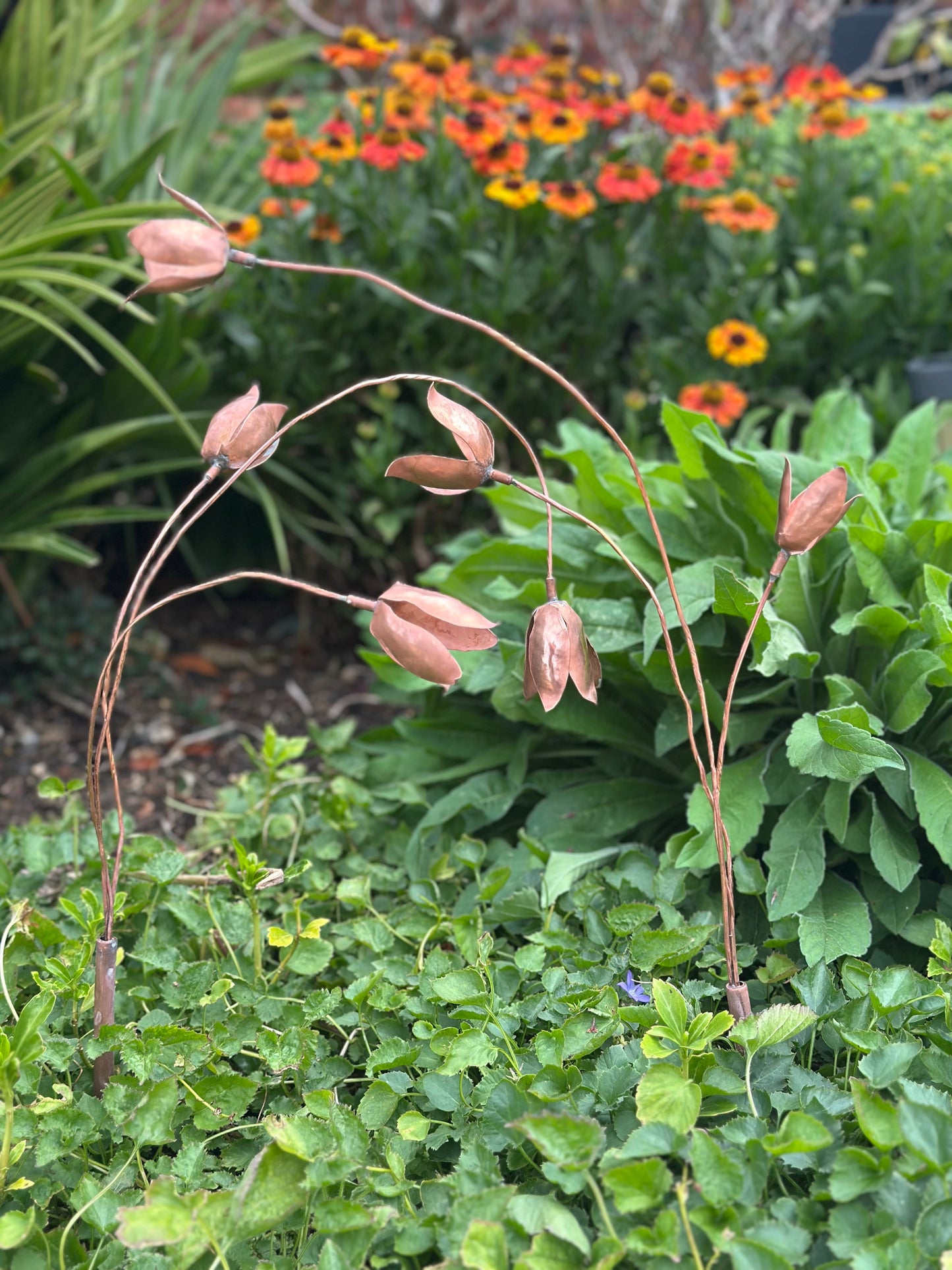 Copper Snow Drops - Pair of stems