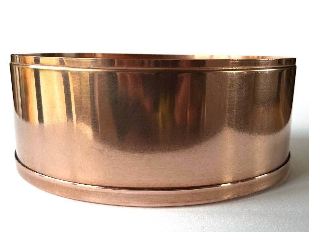 24cm pure copper planter close