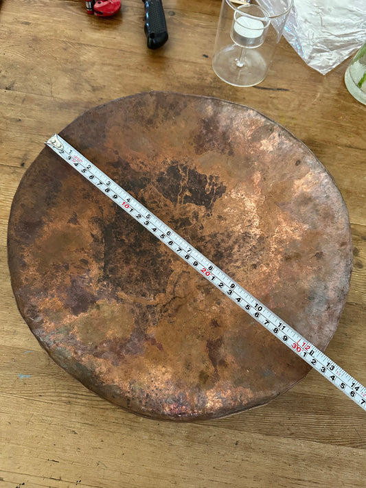Hammered Copper Bowl 32cm
