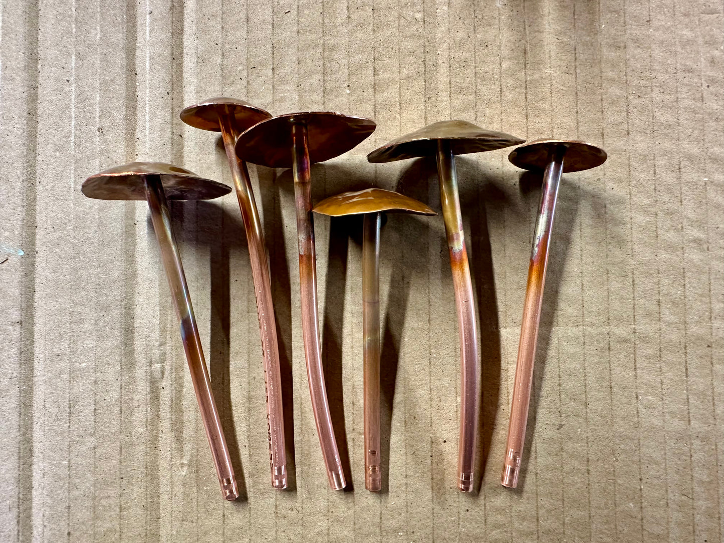 Copper Mushrooms