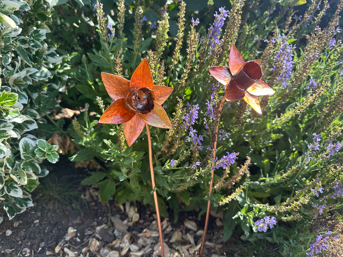 Hand Made Copper Daffodil