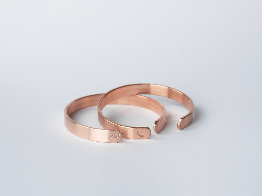 Copper and Green Copper Bracelet