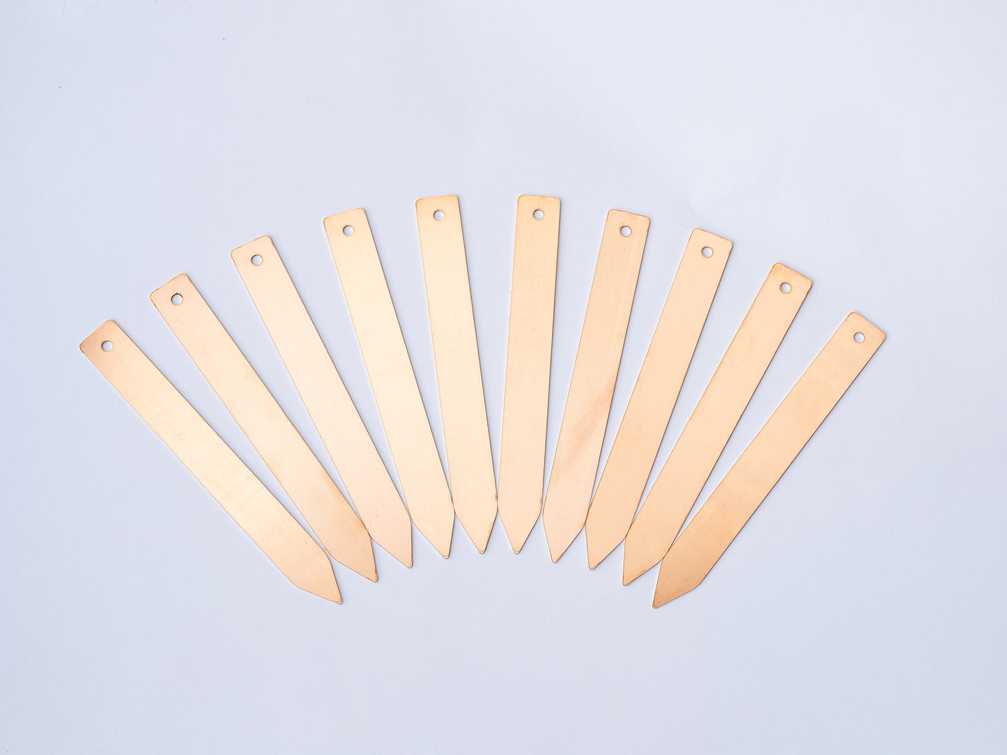 10 Copper Plant Labels with Pen