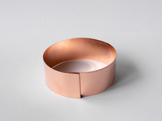 14cm large heavy duty solid Copper Slug Ring