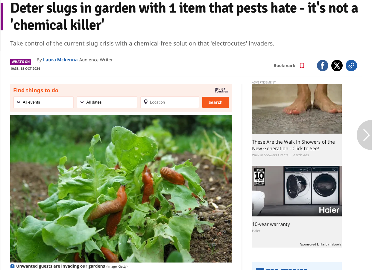 Copper And Green  Leicester Mercury Slug Rings