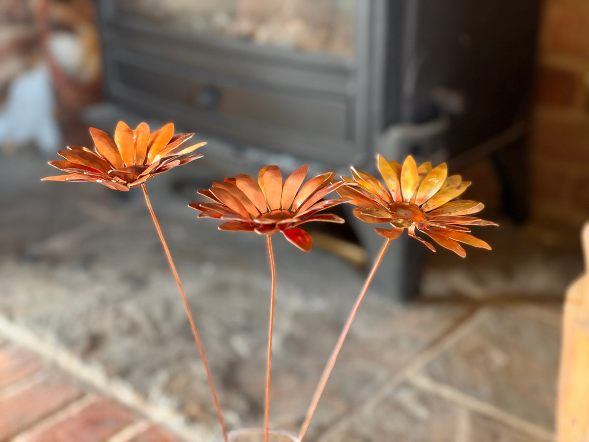 Copper and Green Gerbera