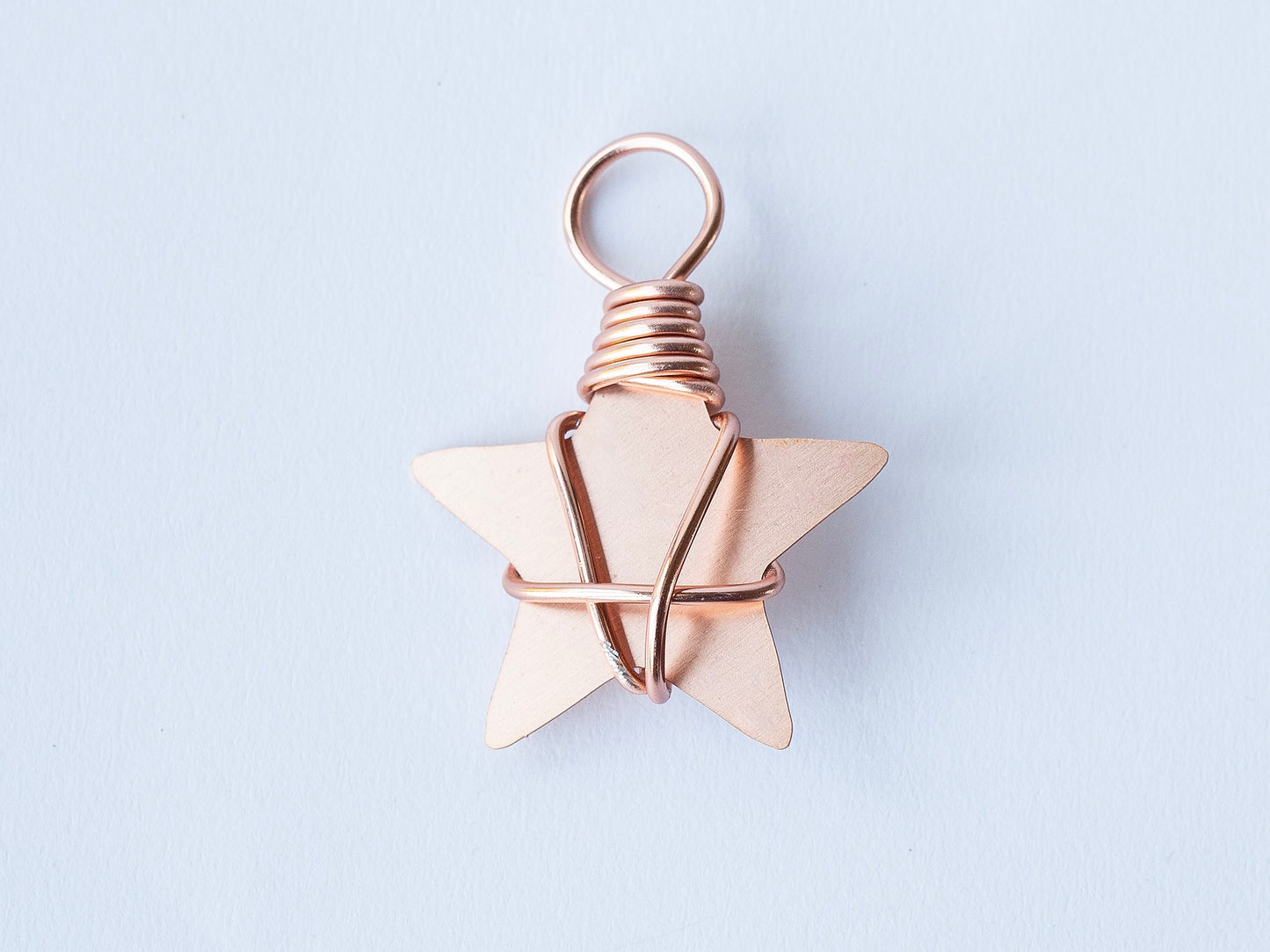 10 Copper Christmas Stars
