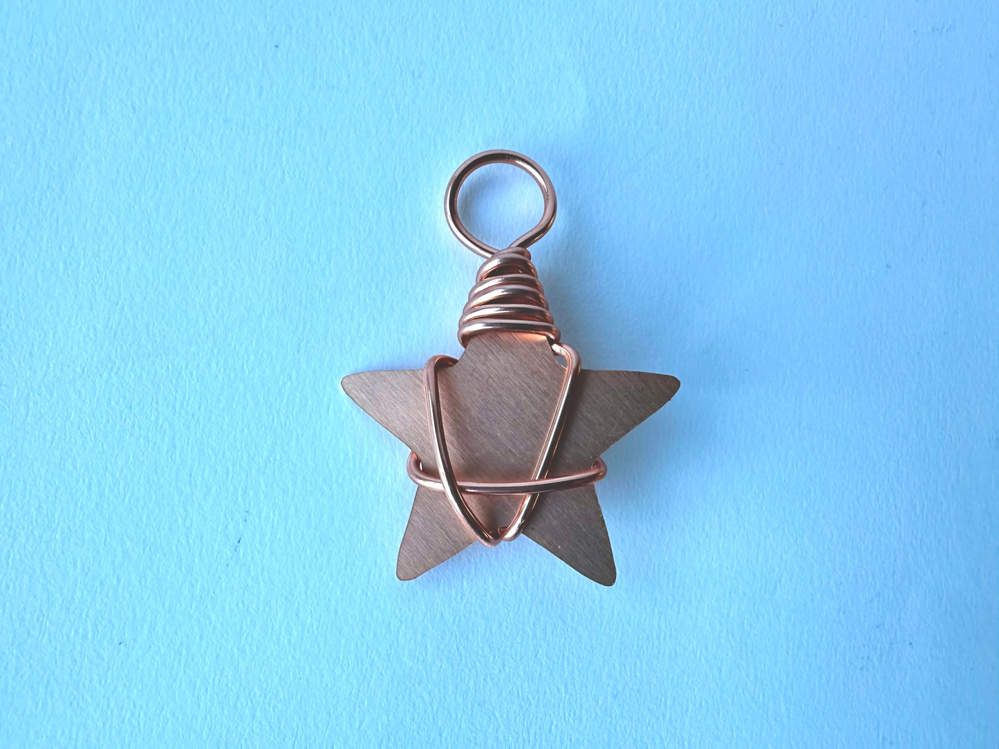 10 Copper Christmas Stars
