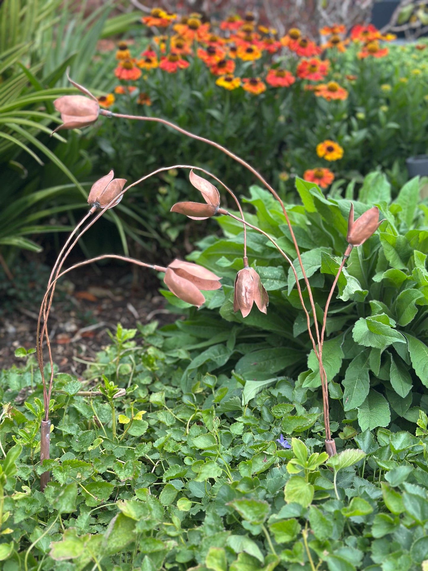 Copper Snow Drops - Pair of stems