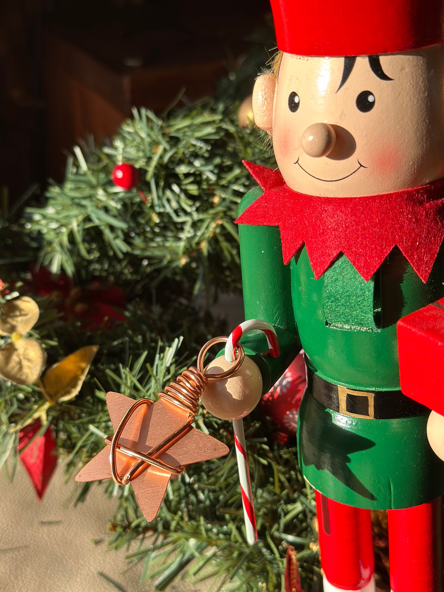 10 Copper Christmas Stars