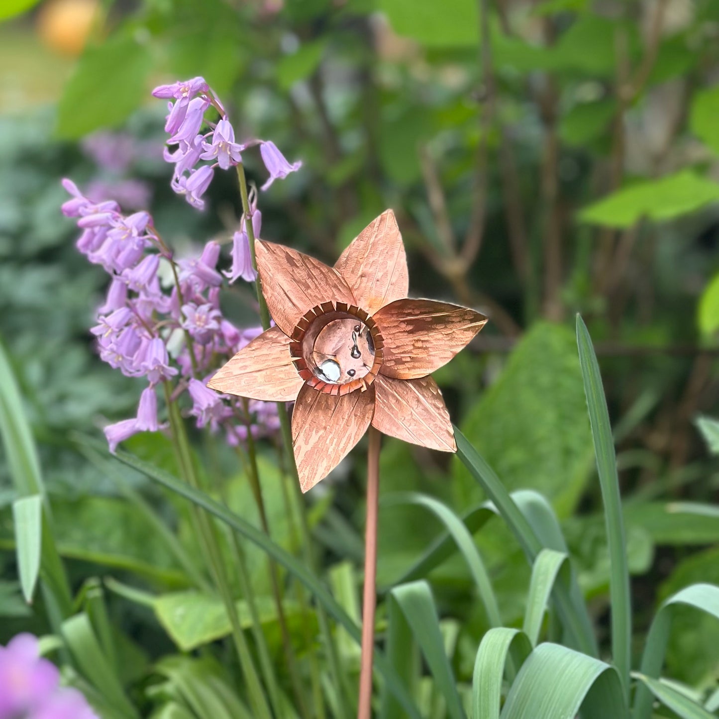 Hand Made Copper Daffodil