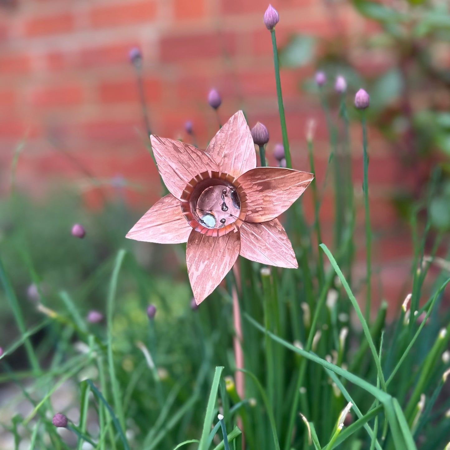 Hand Made Copper Daffodil