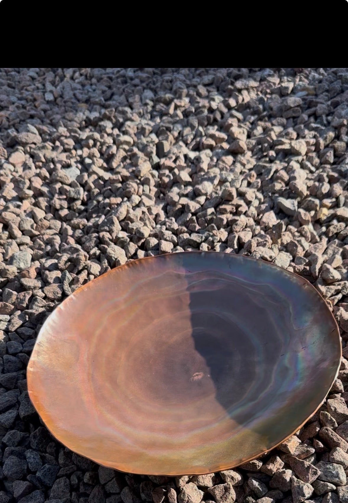 Hammered Copper Bowl 32cm