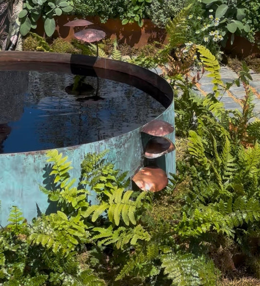 Folklorians Copper Water Bath