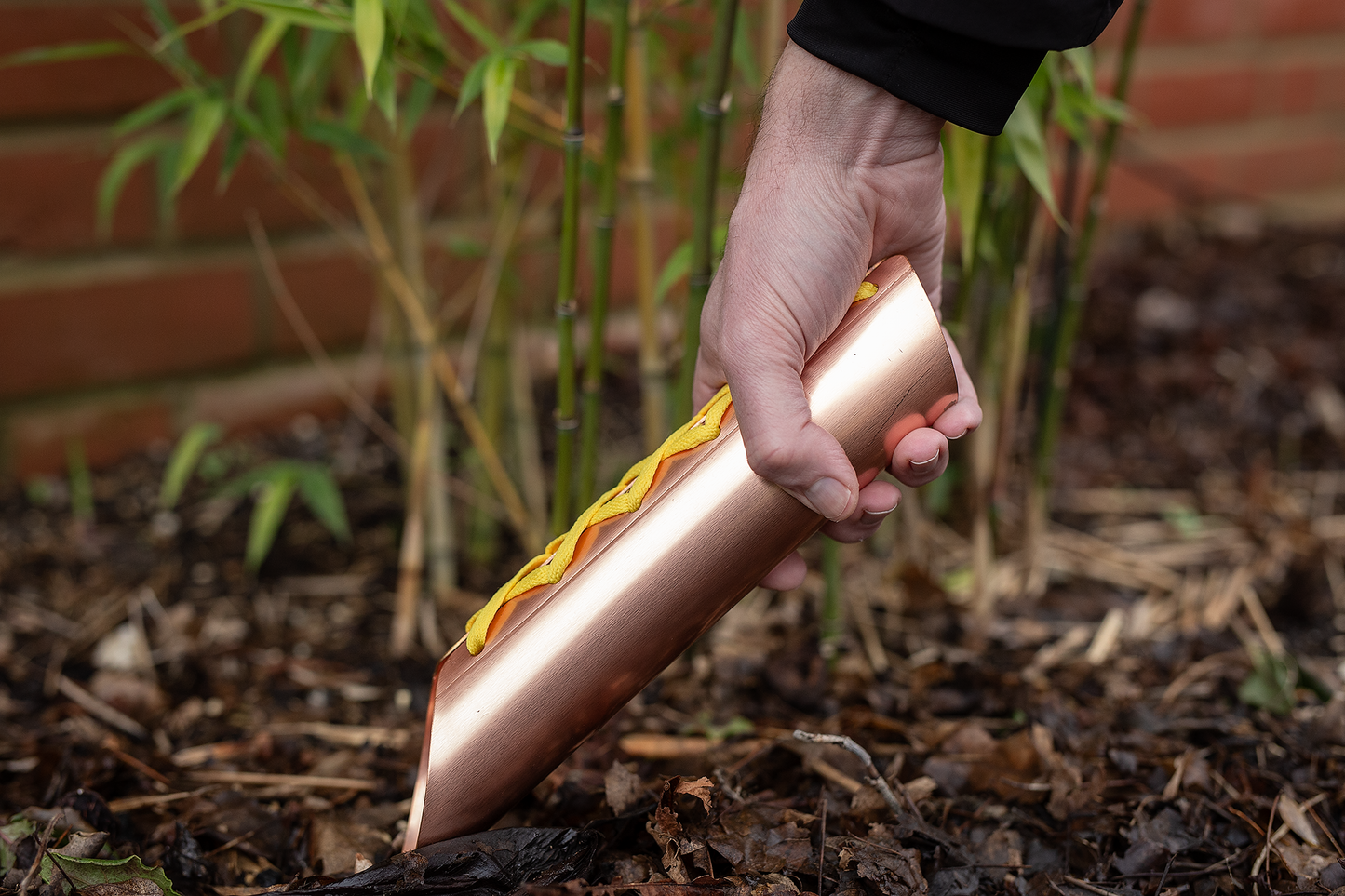 The Copper and Green Garden Trowel