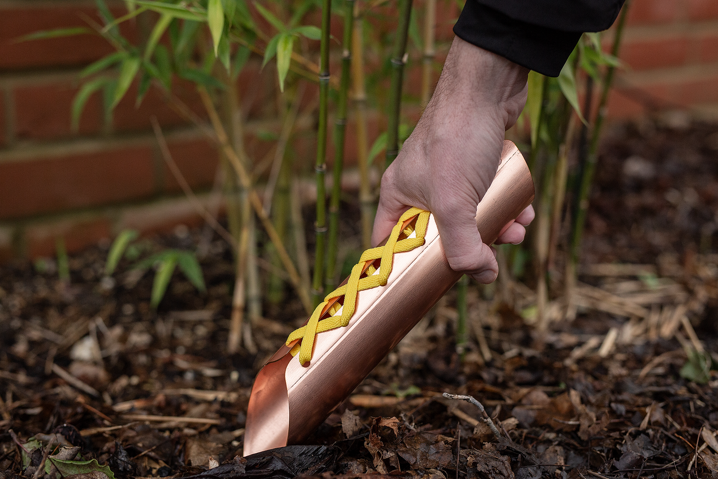 The Copper and Green Garden Trowel